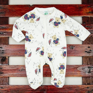 Teddy Bear Onesie - www.thecottonhill.com