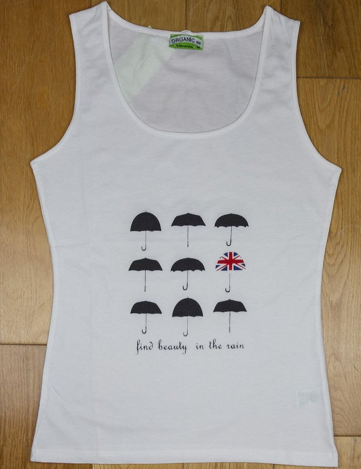 Umbrellas Women Tank Top - www.thecottonhill.com